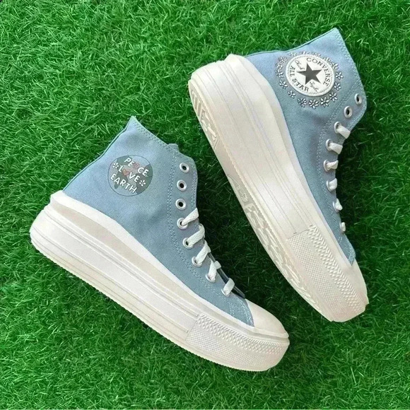 Converse Chuck Taylor Move Hi Cocoon Blue - Picture 6 of 8
